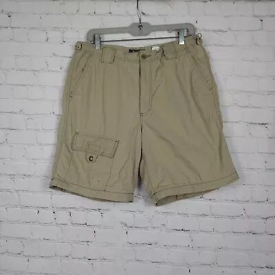 Eddie Bauer Men's  Shorts Size 34 Lots Of Two Outdoor Hiking Beige With Flaws • $7.49