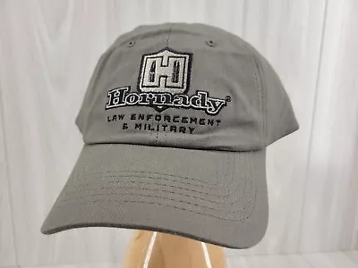 Hornady Law Enforcement & Military Army Green Hat Cap Adjustable Strap • $18.99