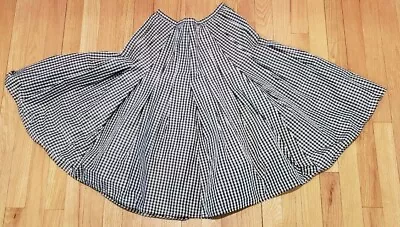 Interesting Check  Vinyl  Skirt For Your Summer Excursions!! • $9