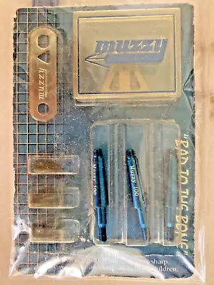 New Vtg Muzzy Broadheads 3 Blade Razorheads 100 Grain Archery Nos Rare • $11.89