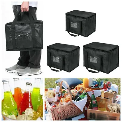 28L 50L Insulated Food Delivery Bags Large Pizza Takeaway Thermal Cool Bag UK • £10.79