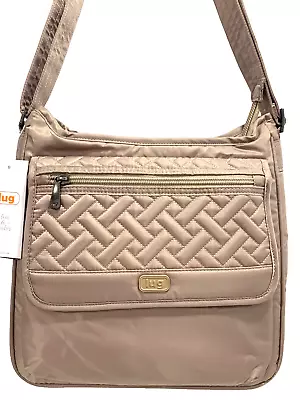 Lug Hopscotch Crossbody/Messenger Bag Purse Sand Taupe • £38.91