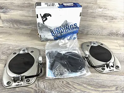 Rare New K2 Clicker Magma Step-In Snowboard Bindings Vintage 02 Lexus Pearl • $175