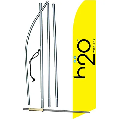 H20 Wireless Flag With Flag Pole And Spike • $67.15