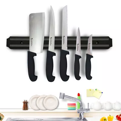 Wall Mount Magnetic Knife Scissor Storage Holder Rack Strip Kitchen Tool • $8.45