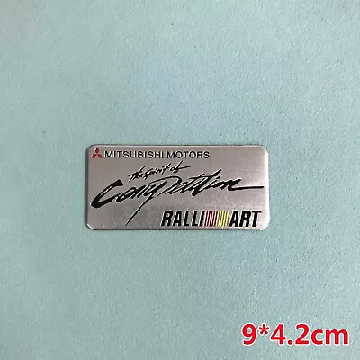 Metal Car Rear Trunk Emblem Badge Decal Logo For Mitsubishi Ralliart Lancer EVO • $14.99