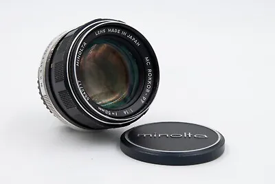 Minolta 58mm F/1.4 Rokkor-PF MC Mount Manual Focus Lens In User Condition • $54.50