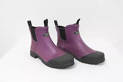 Cotswold Purple Wellies Ankle Boots Waterproof Outdoor Casual UK 5 EUR 38 VGC • £14.99