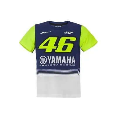 T-Shirt Official Yamaha M1 Baby Valentino Red VR46 The Doctor Size 1/2 Ages • £20.78