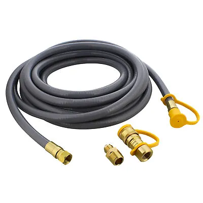 BISupply Natural Gas Grill Hose 24ft - 3/8in Female Flare To 3/8in Male Flare • $36.57