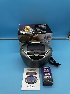GEMORO Sparkle Spa Pro Personal Ultrasonic Compact Jewelry Cleaner #1791 • $35