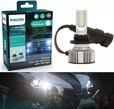 Philips UltinonSport LED White 9005 Two Bulbs Head Light High Beam Stock OE Fit • $49.40