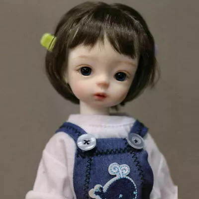 1/6 BJD Doll FULL SET Cute Girl Boy Nude Bare Ball Jointed Body Eyes Face Makeup • $117.69