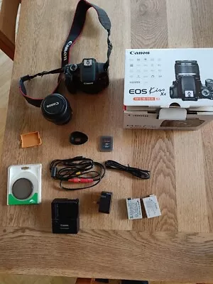 Canon EOS Kiss X4 (550D) 18.0MP Digital SLR Camera EF-S 18-55mm Magic Lantern • £200