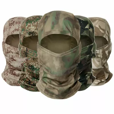 $8.99 • Buy Tactical Balaclava UV Protection Full Face Mask Hood Ski Sun Masks For Men Women