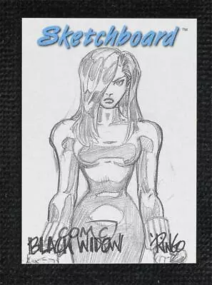 1998 SkyBox Marvel Creators Collection White Black Widow #5 Sketch 0a21 • $10.59