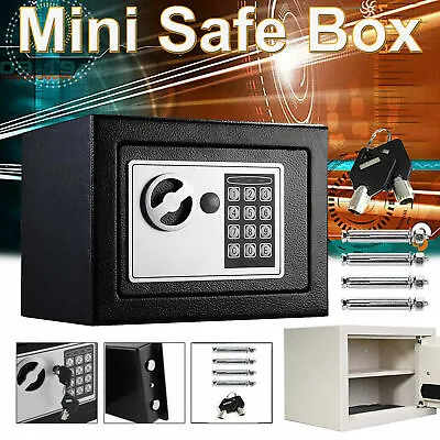 £21.20 • Buy Thicken Electronic Password Security Safe Money Cash Deposit Box Office Home New