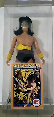 Vintage 1974 Mego Conan The Barbarian WGSH 8  Action Figure W/Promo Card & Case • $110