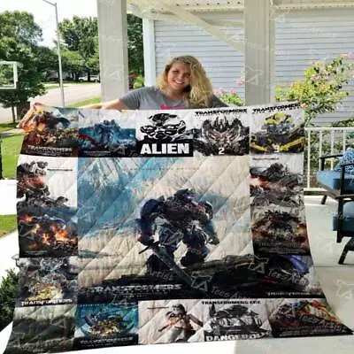 The Transformers Quilt The Transformers Movies Quilt Blanket • $59.95