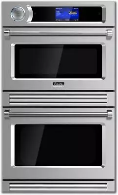 Viking 7 Series '17 30 Inch Double Speed Electric Stainless Wall Oven VDOT730SS • $9999