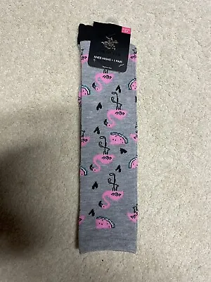 Beverly Hills Polo Club Women's/Girls Knee Highs Socks Size: 5-9 Flamingo’s • $5.99