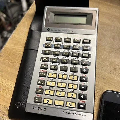Vintage Texas Instruments TI-55-II Scientific Calculator • $18
