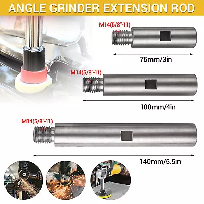 5/8-11 Thread Angle Grinder Extension Shaft Set Connecting Rotary Rod Car Polis • $15.99