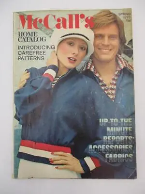 Vtg 1973 McCalls Home Catalog Pattern Fashion Magazine Design Sewing Hippie • $21