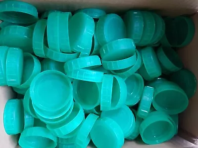 600 Green Plastic Milk Bottle Tops Lids Caps (Kids Art Craft School) • £6