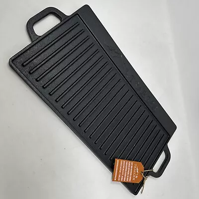 New Traeger Cast Iron Reversible Seasoned Griddle - BAC382 - 19.5” X 9.25” • $68.89