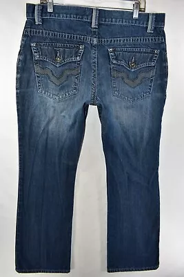 INC International Concepts Rio Low Rise Boot Cut Jeans Men Sz 36x32 (Meas 36x32) • $19.99