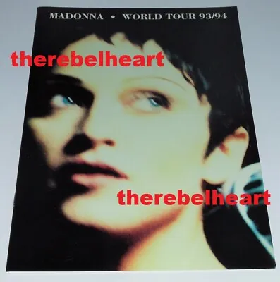 MADONNA World Tour 93/94 1993 THE GIRLIE SHOW WEMBLEY STADIUM UK PROGRAM - Rare • £99.99