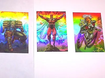 1993 X-MEN SERIES 2 HOLOGRAM Holithogram CHASE INSERT Set Cards #H1-H3 MAGNETO • $49.99