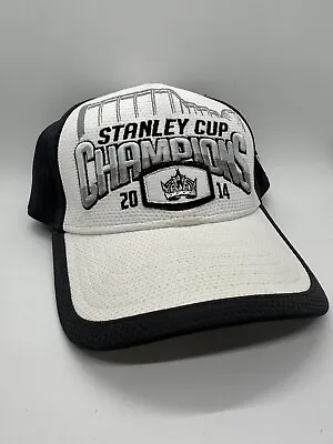 Los Angeles LA Kings 2014 Stanley Cup Champions Locker Room New Era Flex Cap Hat • $8.50