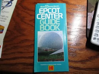 EPCOT CENTER Guide Map Vintage 1986 Walt Disney World • $14.99