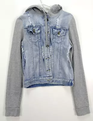 Maxim Ladies Hooded Denim Jacket • $29.95