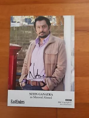 Eastenders - Nitin Ganatra - Hand Signed Cast Card  • £3