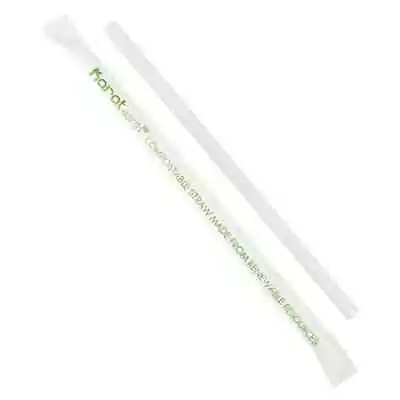 Karat Earth 7.75  Giant PLA Straws Paper Wrapped (7mm) - Clear - 2000ctKE-C9240 • $42