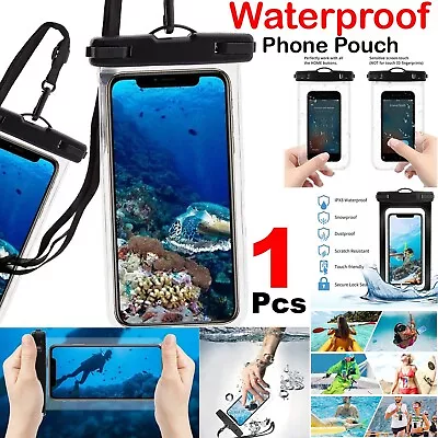 Universal Waterproof Case Underwater Mobile Phone Screen Protector Pouch Cover • £4.29