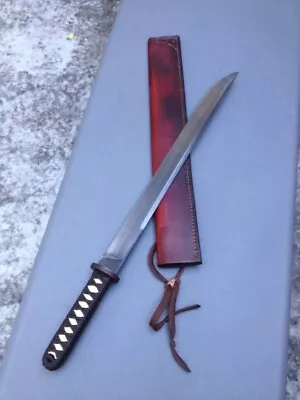 Custom Handmade D2 Tool Steel Katana Sword Wakizashi Sword Combat Sword • $89