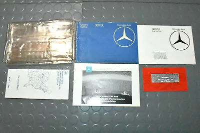 1982 Mercedes Benz SL Class SL380 SL 380 OWNERS MANUAL - Set • $179.99