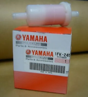 GENUINE Yamaha FUEL FILTER 1FK **NEW** Motorcycle XVS650 FZR XVS1100 TDM850 Etc • $28.95