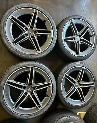 19  Mercedes C63 AMG Wheels Michelin Pilot Super Sport Tires • $1950