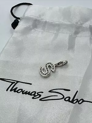 Genuine Thomas Sabo ‘Glitter Letter S’ Pendant Charm • $29
