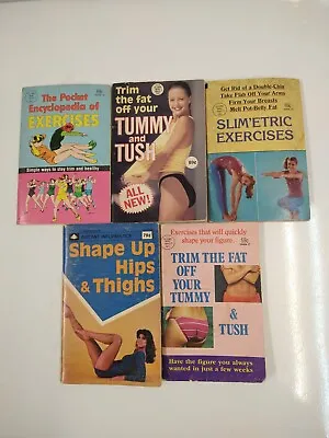 80s Exercise Globe Mini Mags 5 Books 1980s Magazines Vintage Workout Butt Thighs • $17.95