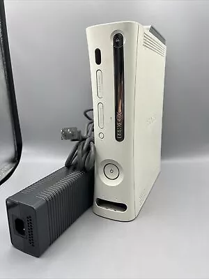 Microsoft Xbox 360 Pro 20GB White Console Complete In Box W/ Adapter • $79.99