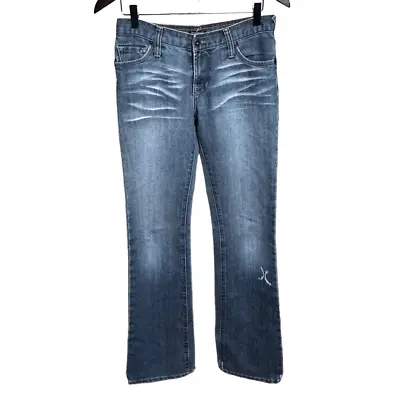 Y2K Von Dutch Patch USA Made Semi Flare Jeans • $16