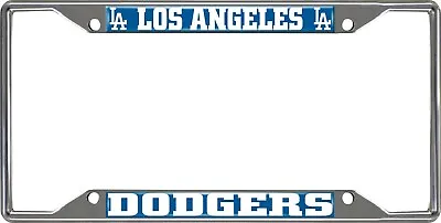 Fanmats MLB Los Angeles Dodgers Chrome Metal License Plate Frame • $14.49