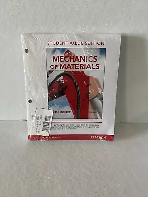 Mechanics Of Materials Student Value Edition 10th Edition By R.C. Hibbeler • $185.47