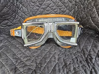 Vintage Climax Motorcycle Goggles Steampunk Spain • $0.99
